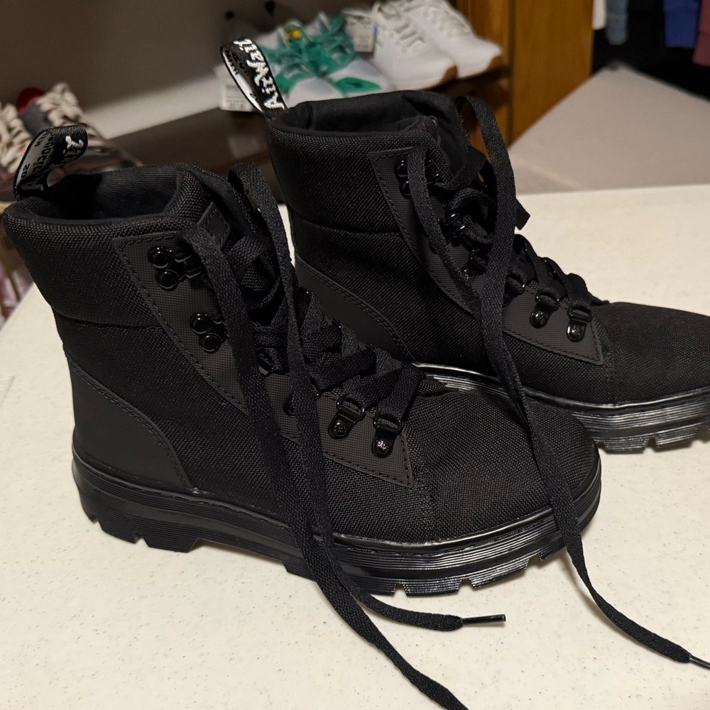 Dr. Martens Black Lace-Up Boots